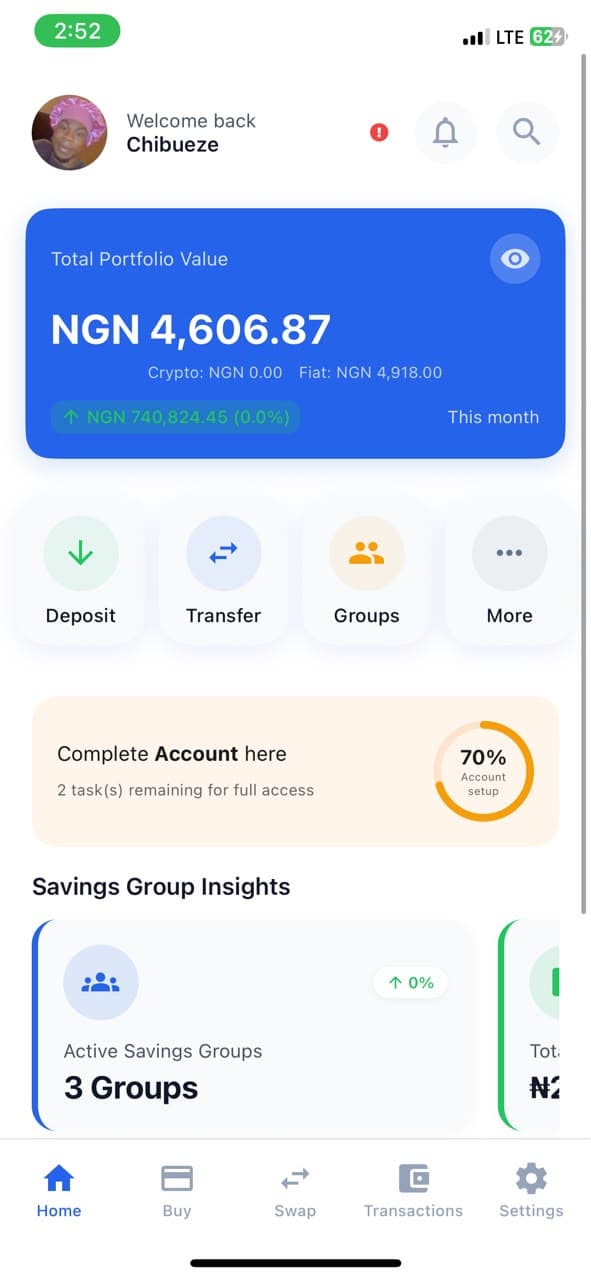Disburse payouts screen in ChopUp